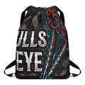 Bullseye Darts Print Drawstring Backpack