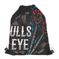 Bullseye Darts Print Drawstring Bag