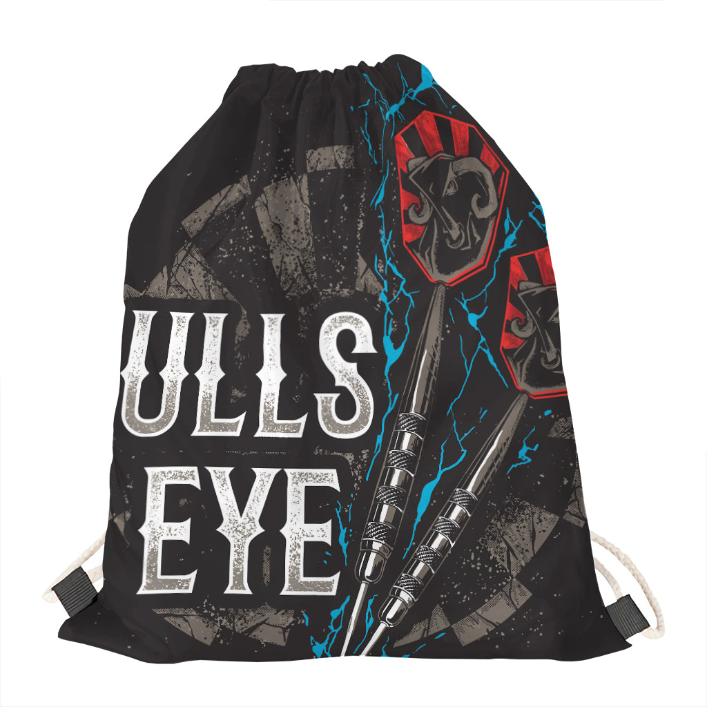 Bullseye Darts Print Drawstring Bag
