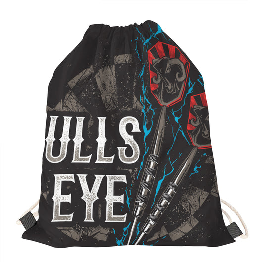 Bullseye Darts Print Drawstring Bag