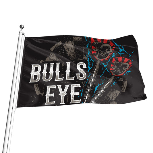 Bullseye Darts Print Flag