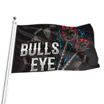 Bullseye Darts Print Flag