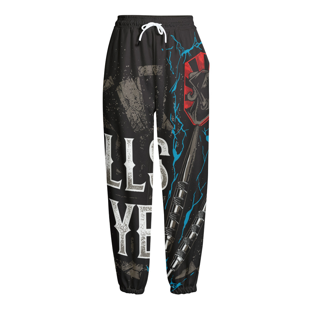 Bullseye Darts Print Fleece Lined Knit Pants