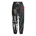 Bullseye Darts Print Fleece Lined Knit Pants