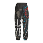 Bullseye Darts Print Fleece Lined Knit Pants