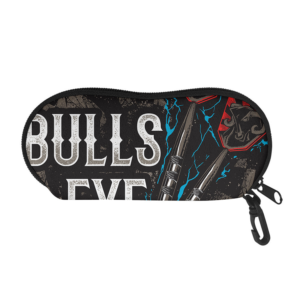Bullseye Darts Print Glasses Case