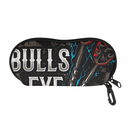 Bullseye Darts Print Glasses Case