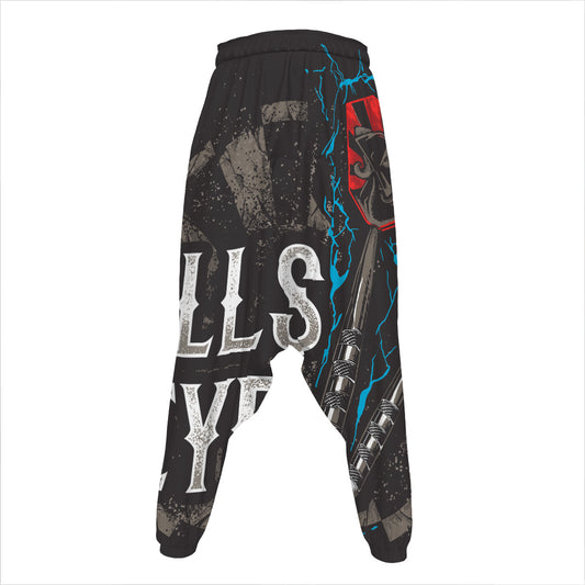 Bullseye Darts Print Hammer Pants