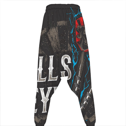 Bullseye Darts Print Hammer Pants