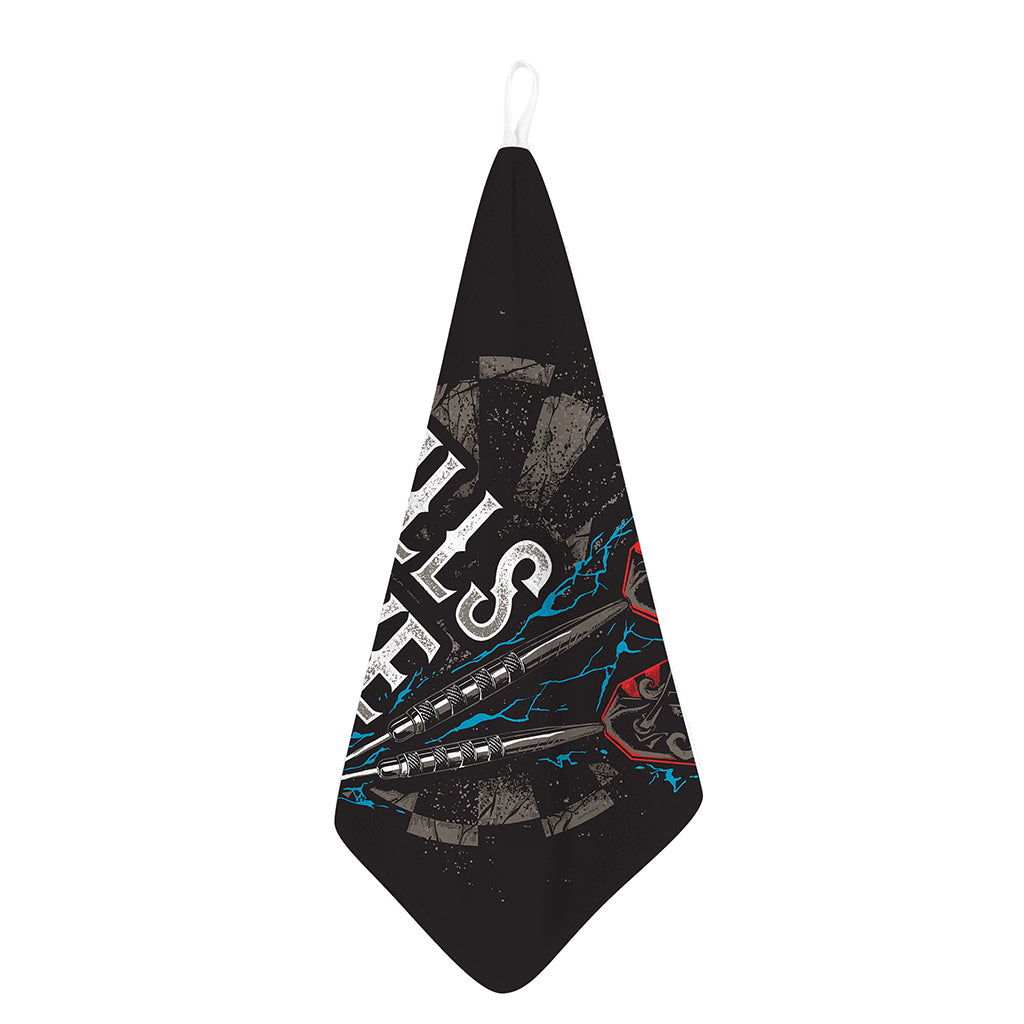 Bullseye Darts Print Hand Towel