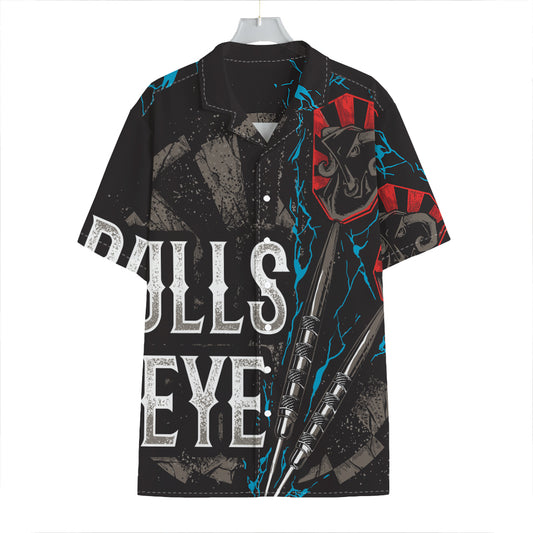 Bullseye Darts Print Hawaiian Shirt