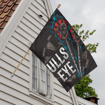 Bullseye Darts Print House Flag