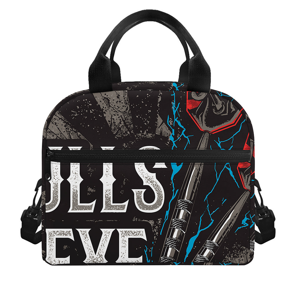 Bullseye Darts Print Insulated Lunch Bag