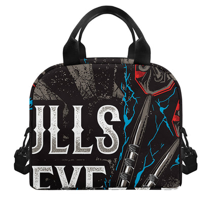 Bullseye Darts Print Insulated Lunch Bag