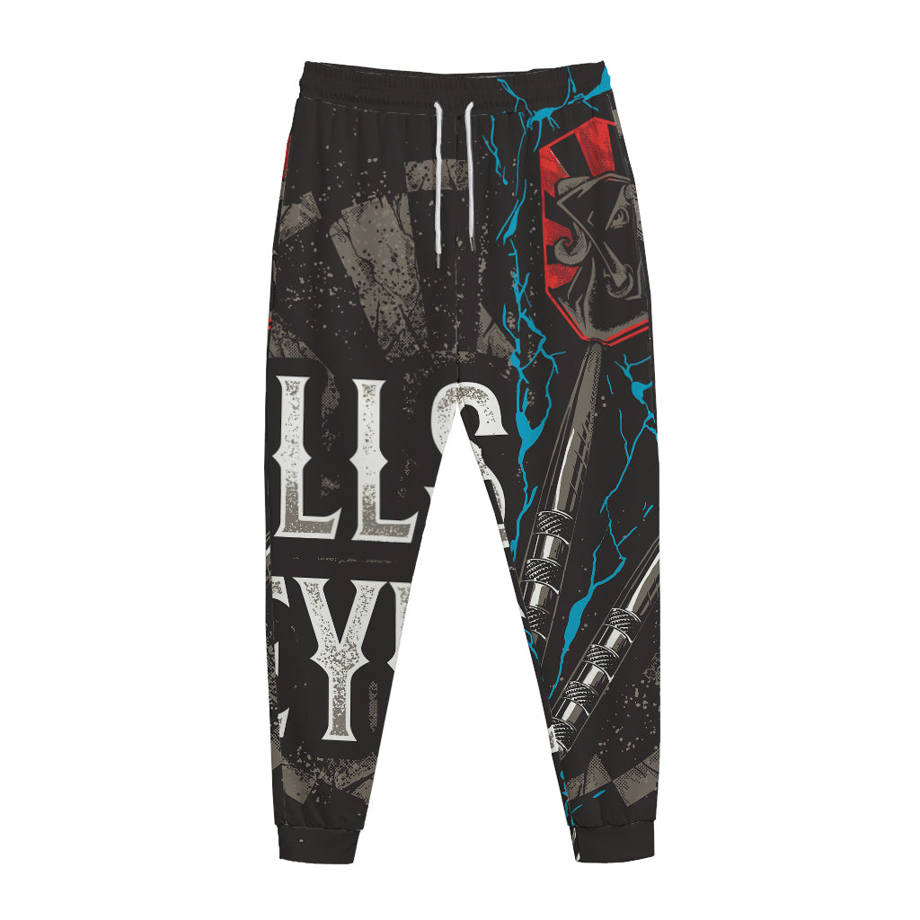 Bullseye Darts Print Jogger Pants