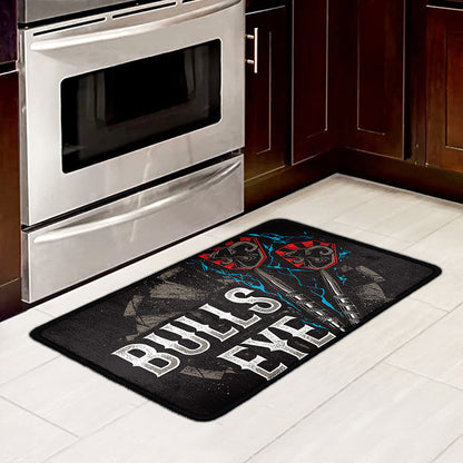 Bullseye Darts Print Kitchen Mat