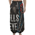 Bullseye Darts Print Lantern Pants