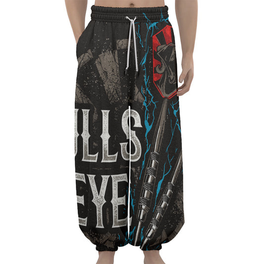 Bullseye Darts Print Lantern Pants