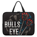 Bullseye Darts Print Laptop Sleeve With Handle