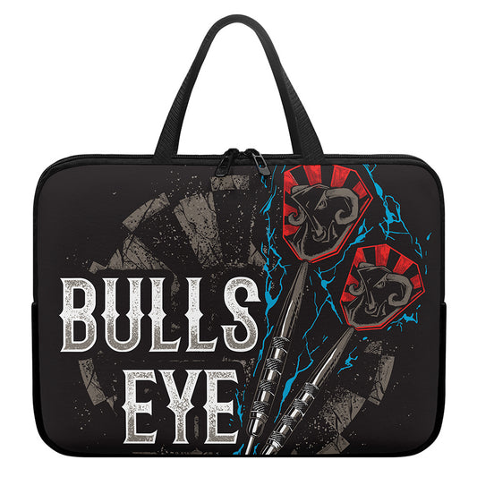 Bullseye Darts Print Laptop Sleeve With Handle