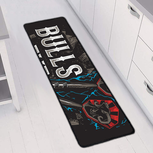 Bullseye Darts Print Long Kitchen Mat