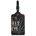 Bullseye Darts Print Luggage Tag