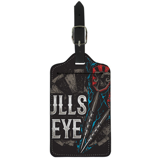 Bullseye Darts Print Luggage Tag