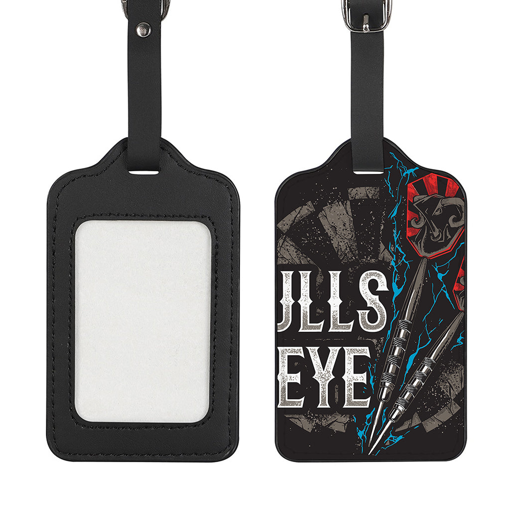 Bullseye Darts Print Luggage Tag