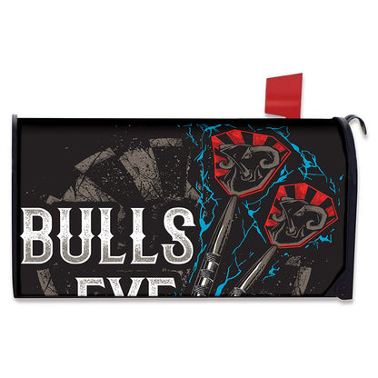 Bullseye Darts Print Mailbox Cover