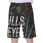 Bullseye Darts Print Men's Beach Shorts