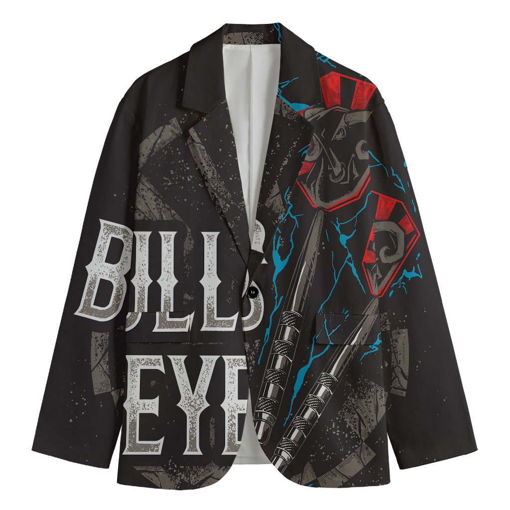 Bullseye Darts Print Men's Blazer