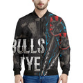 Bullseye Darts Print Men's Bomber Jacket