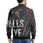 Bullseye Darts Print Men's Bomber Jacket
