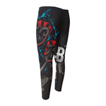 Bullseye Darts Print Men's Compression Pants