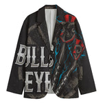 Bullseye Darts Print Men's Cotton Blazer