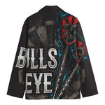 Bullseye Darts Print Men's Cotton Blazer