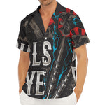 Bullseye Darts Print Men's Deep V-Neck Shirt