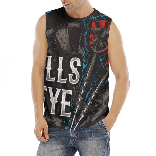 Bullseye Darts Print Men's Fitness Tank Top
