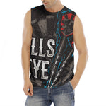 Bullseye Darts Print Men's Fitness Tank Top