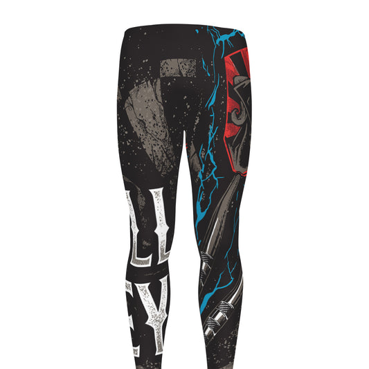 Bullseye Darts Print Men's leggings