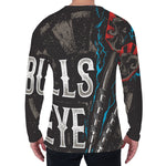 Bullseye Darts Print Men's Long Sleeve T-Shirt