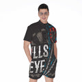 Bullseye Darts Print Men's Romper