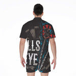 Bullseye Darts Print Men's Rompers