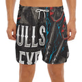 Bullseye Darts Print Men's Split Running Shorts