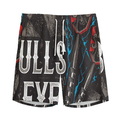 Bullseye Darts Print Men's Sports Shorts