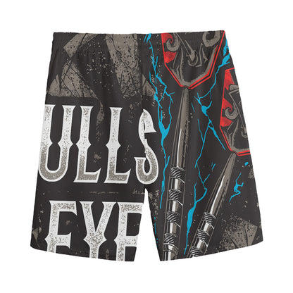 Bullseye Darts Print Men's Sports Shorts