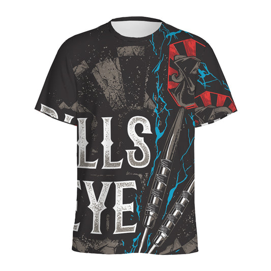 Bullseye Darts Print Men's Sports T-Shirt