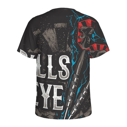 Bullseye Darts Print Men's Sports T-Shirt