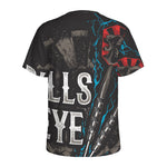 Bullseye Darts Print Men's Sports T-Shirt