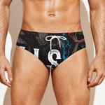 Bullseye Darts Print Men's Swim Briefs